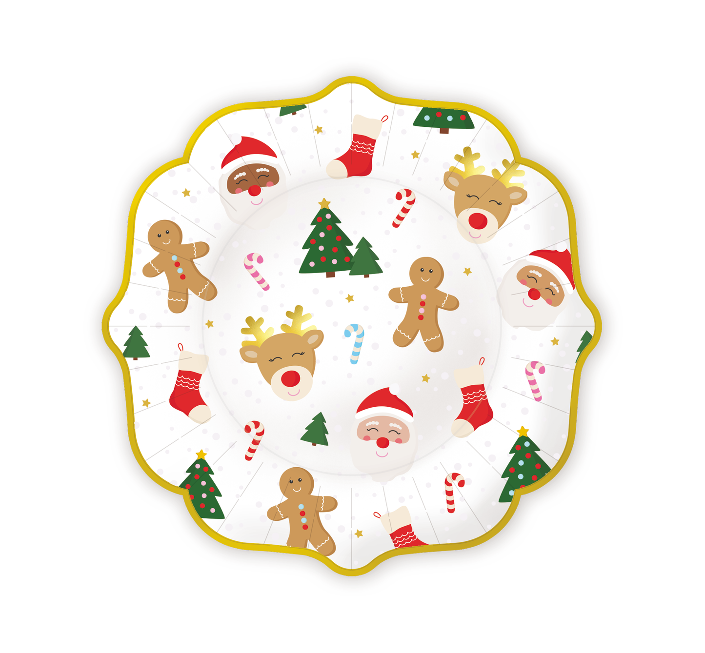 Classic Christmas Icon Plates (Set of 8)