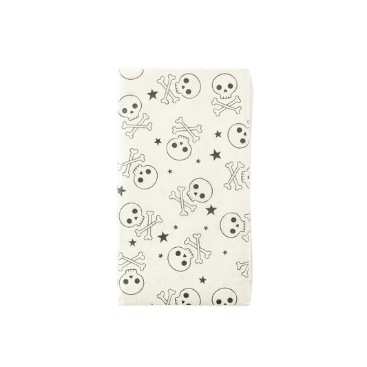 CROSS BONES DINNER NAPKINS