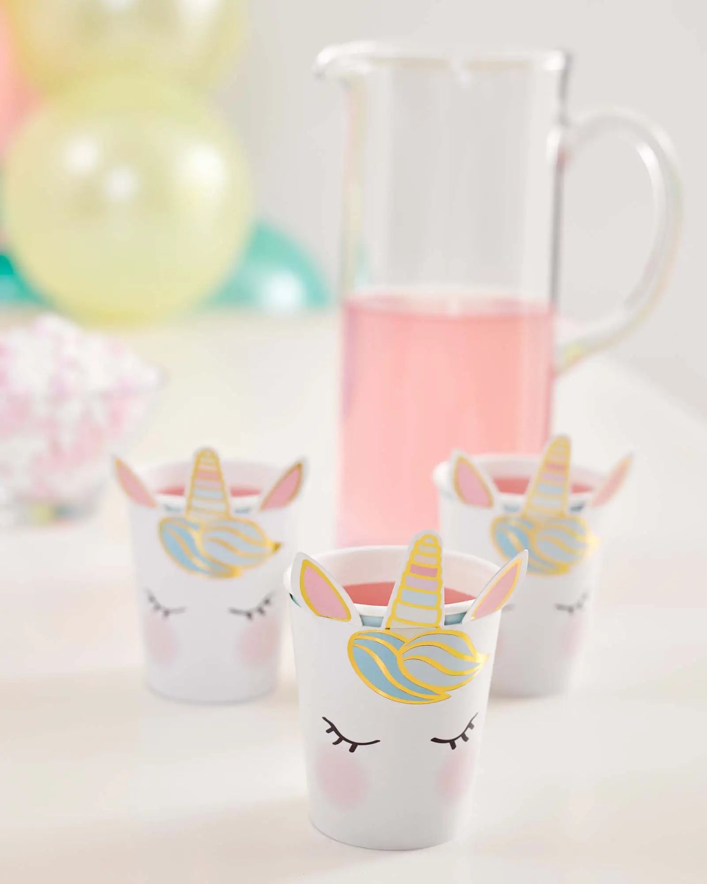 Unicorn Party Cups - 8 Pack