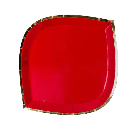 Posh Ruby Kiss Plates