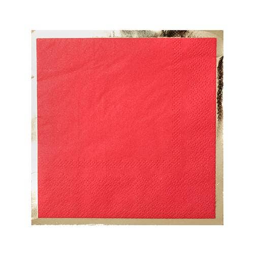 Posh Cocktail Napkins - Ruby Kiss