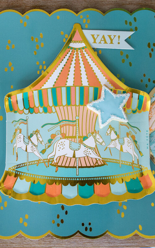 Fun Fair Carousel Plate