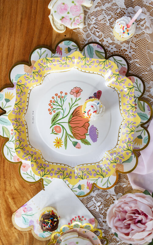 Tea Party Dinner Plates