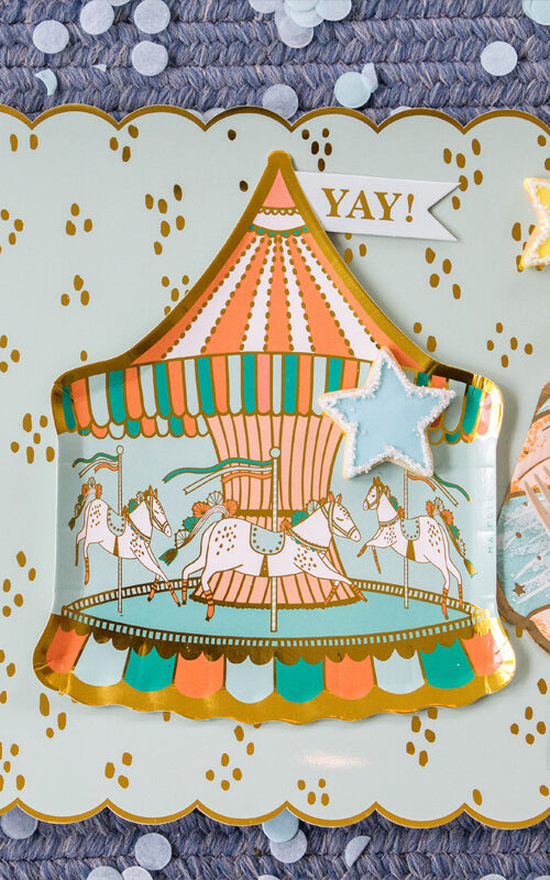 Fun Fair Carousel Plate