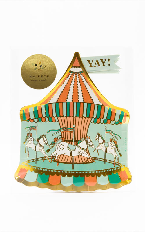 Fun Fair Carousel Plate