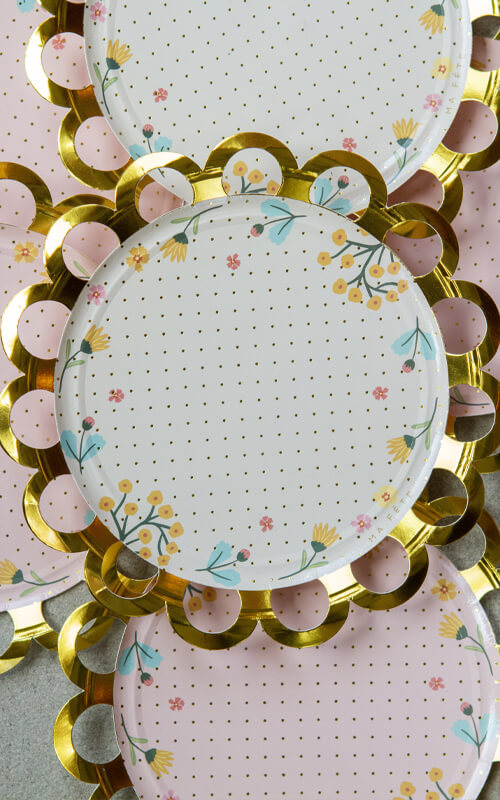 Tea Party Dessert Plates