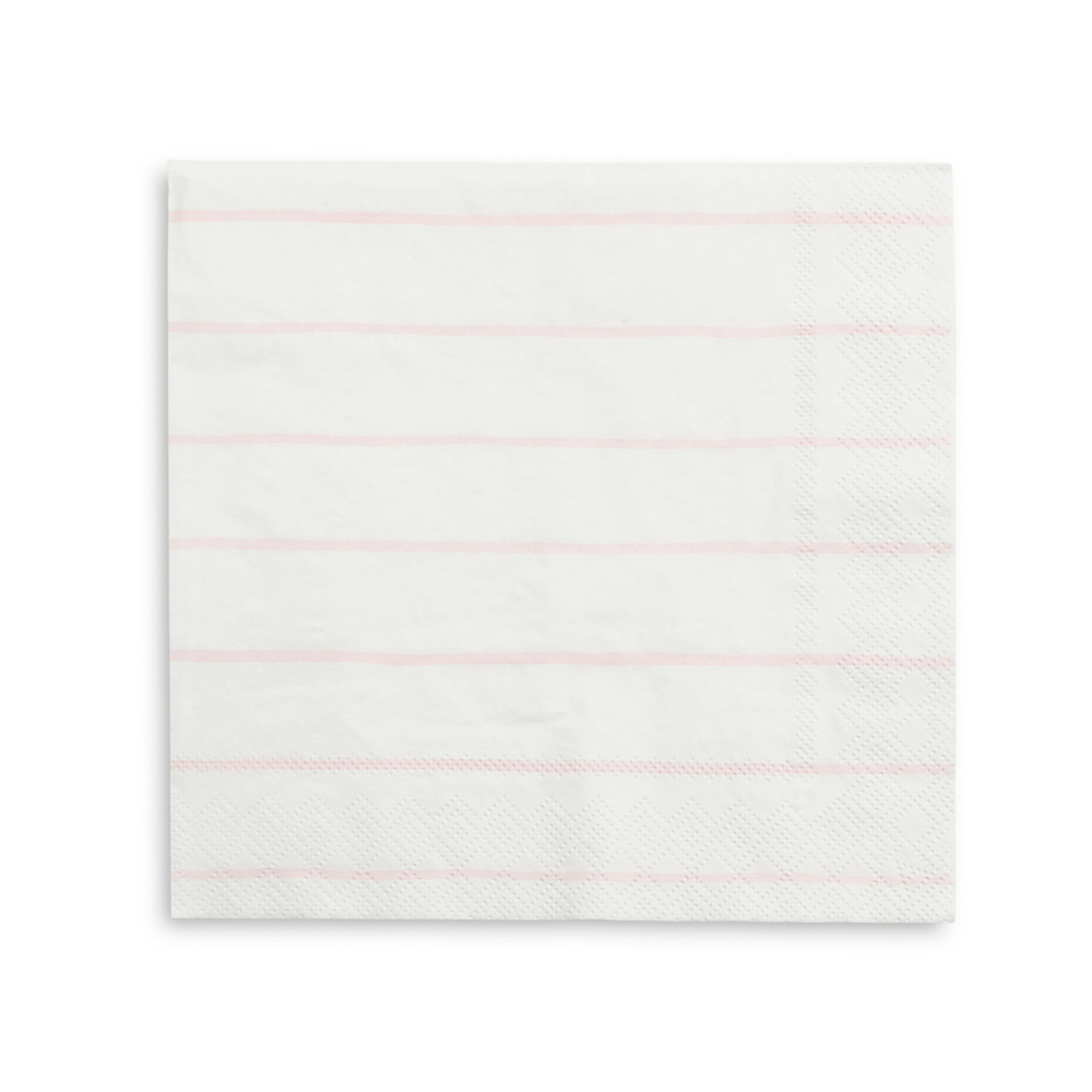 Frenchie Striped Blush Napkins