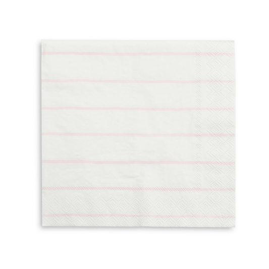 Frenchie Striped Blush Napkins