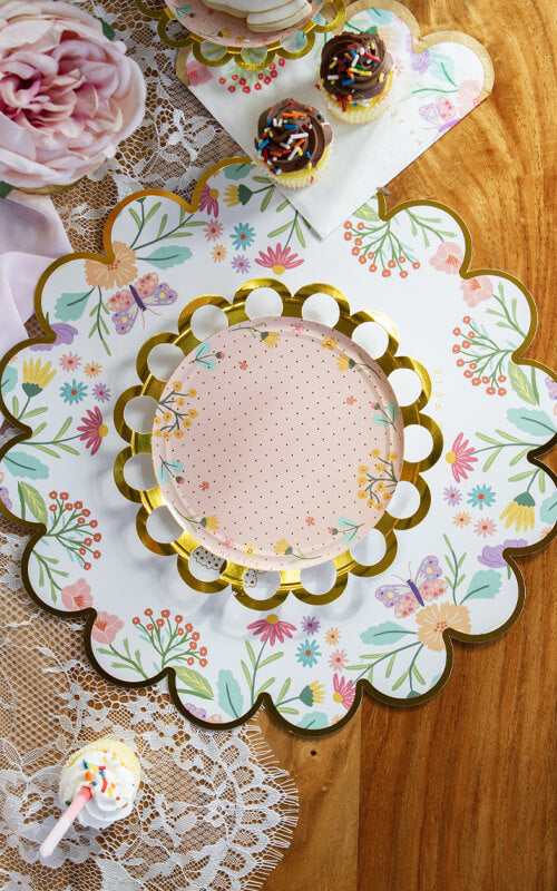 Tea Party Dessert Plates