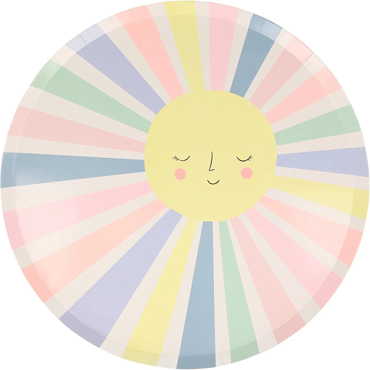 Rainbow Sun Dinner Plates