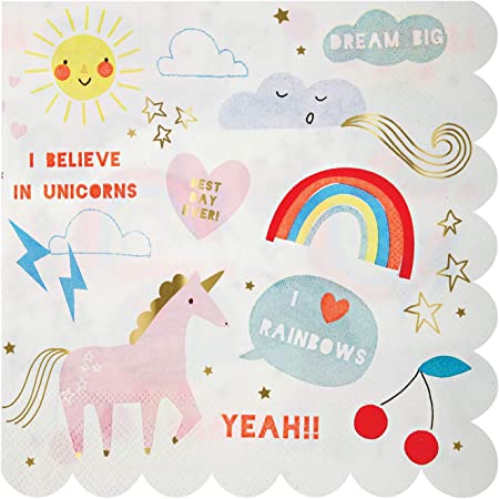 I Believe In Unicorns Large Napkins