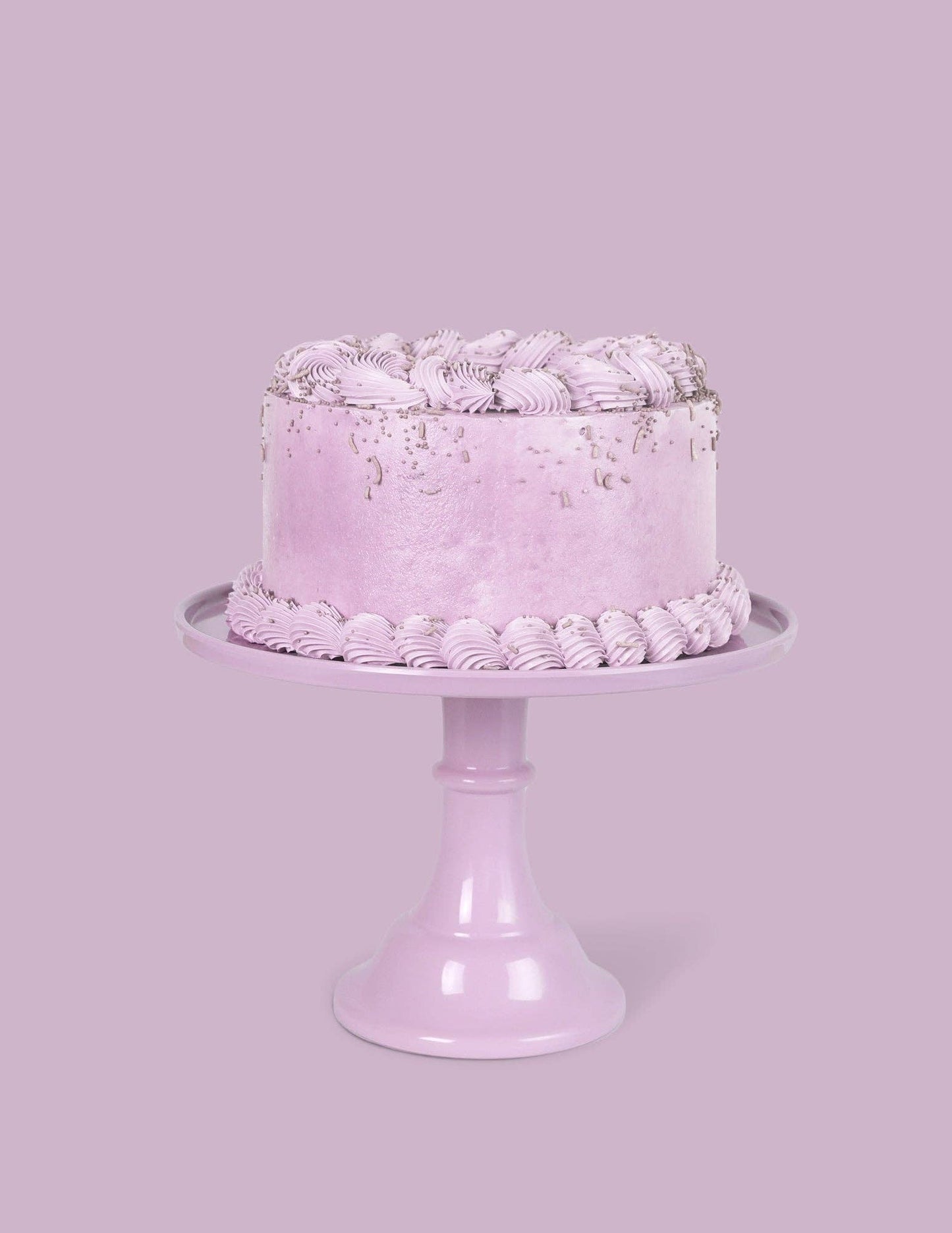 Lilac Purple Melamine Cake Stand