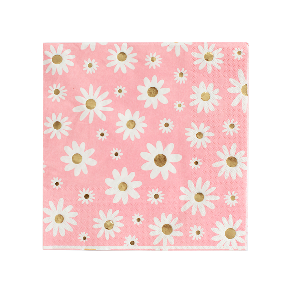 Peace & Love Daisy Large Napkins