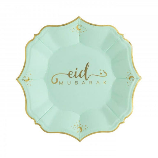 Eid Mint Dessert Plates