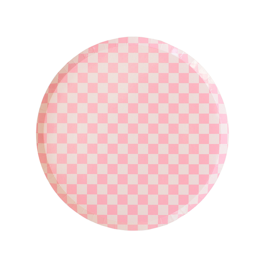 Check It! Tickle Me Pink Plates