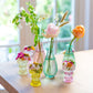 Purple Glass Bud Flower Vase
