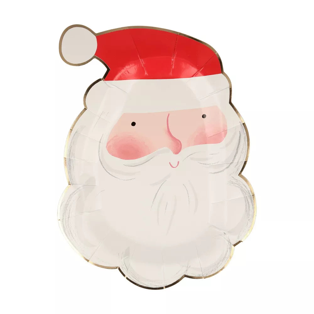 Jolly Santa Plates