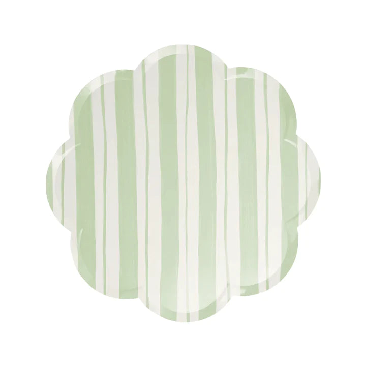 Ticking Stripe Dinner Plates