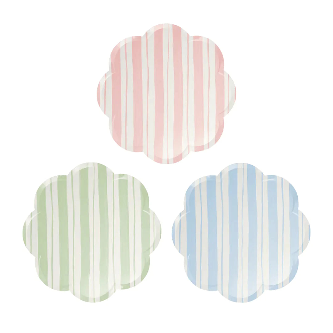 Ticking Stripe Dinner Plates