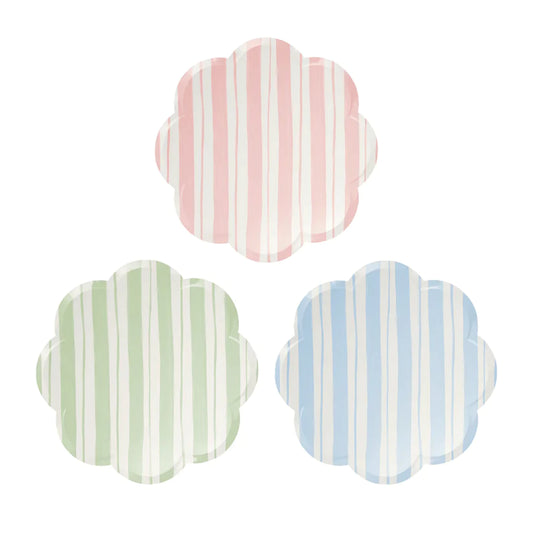 Ticking Stripe Dinner Plates