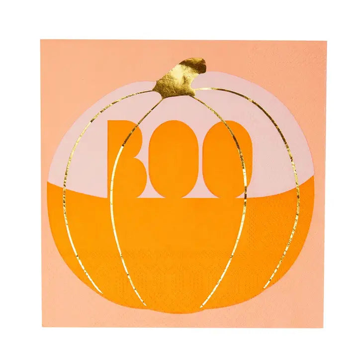 Halloween Pumpkin Napkins - 16 Pack