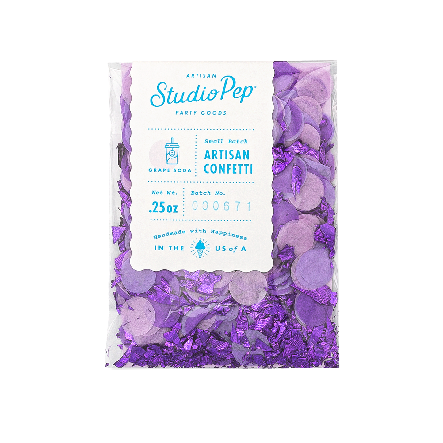 Grape Soda Artisan Confetti