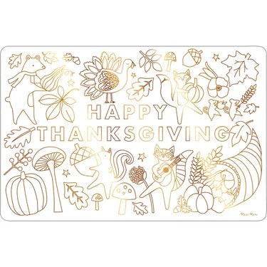 Thanksgiving Coloring Placemats