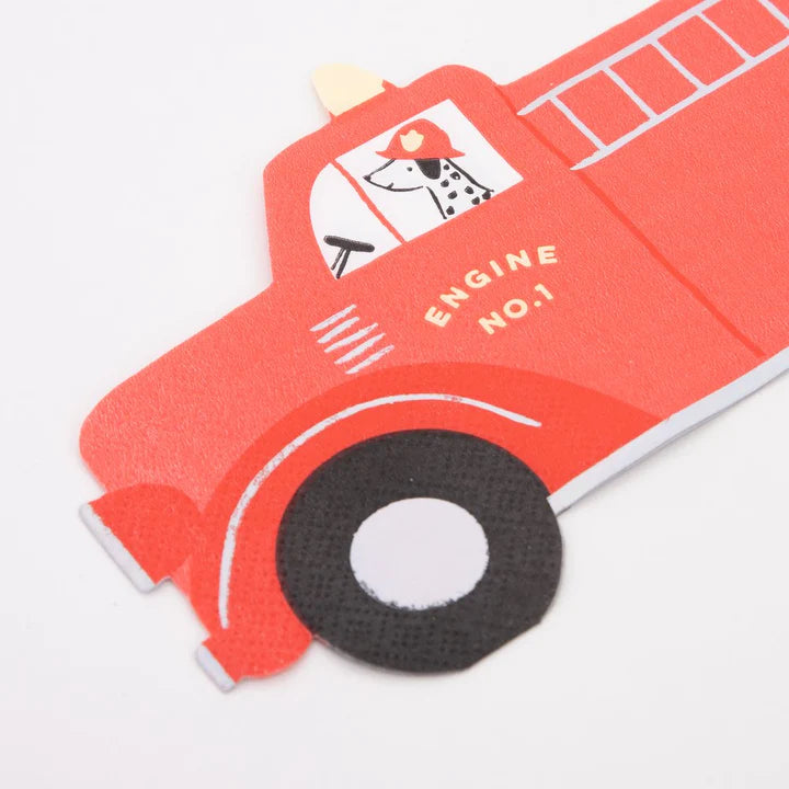 Fire Truck Napkins