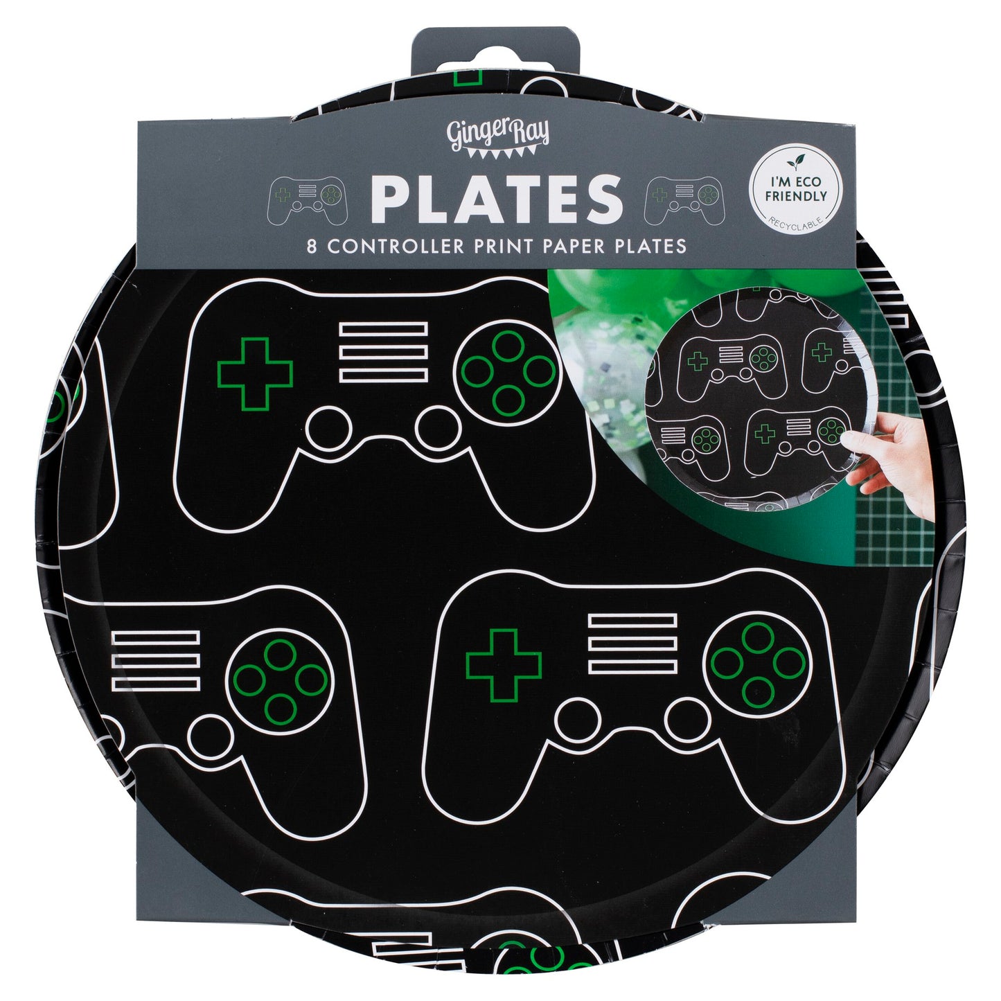 Controller Paper Plates