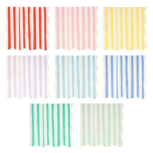 Mixed Stripe Large Napkins