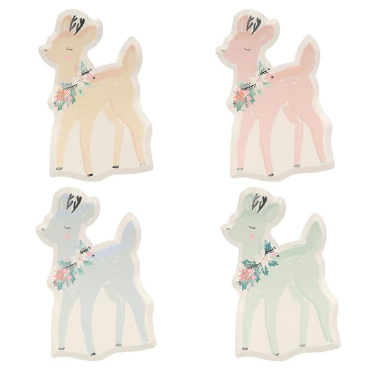 Pastel Deer Plates