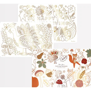 Thanksgiving Coloring Placemats