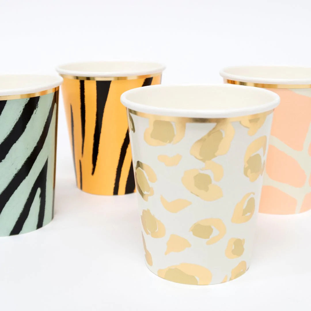 Safari Animal Print Party Cups