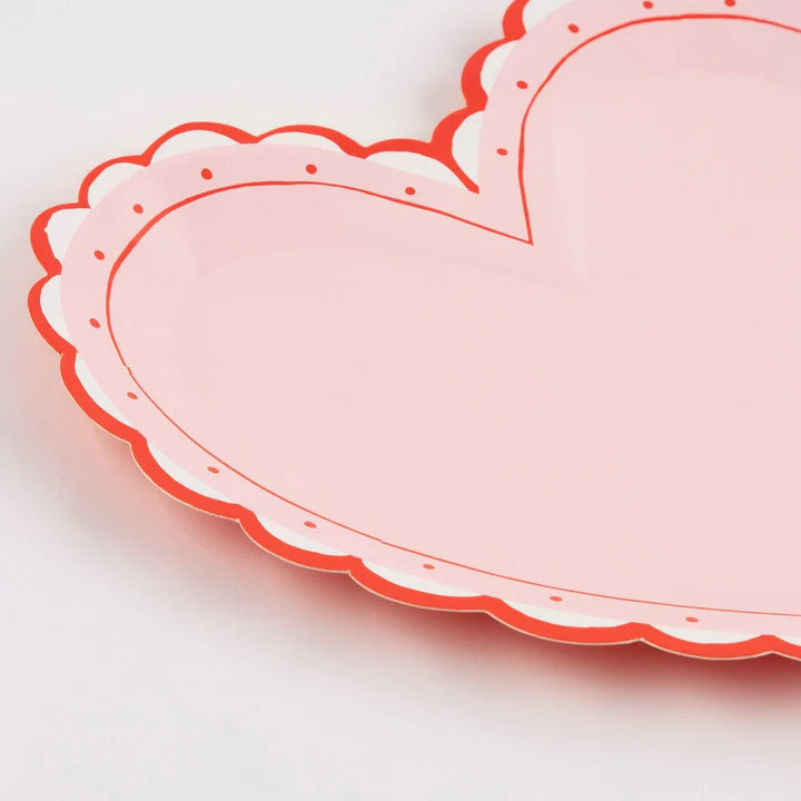 Lacy Heart Plates