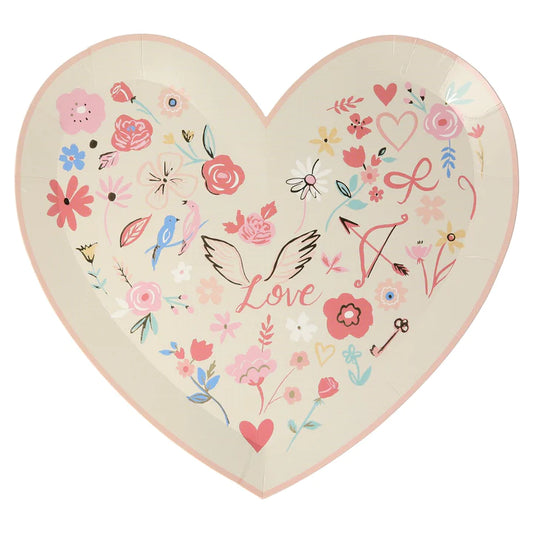 Valentine Heart Die Cut Plates